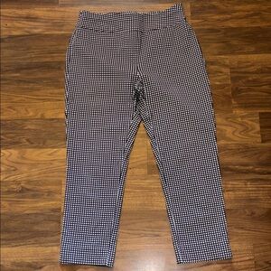 Chico's Black and White Patterned Women’s Dress Pants